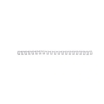 Afbeelding van Draadrug GBC 10mm US/21rings A4 zilver 100stuks