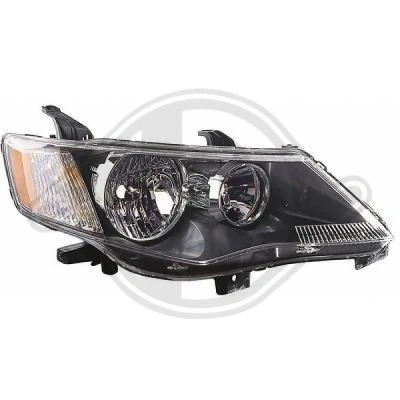 Afbeelding van DIEDERICHS 5847880 Koplampen rechts HB3, HB3/HB4, HB4 Zwart MITSUBISHI: Outlander 2 SUV