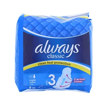 Afbeelding van Always Maandverband Classic Night 8 stuks