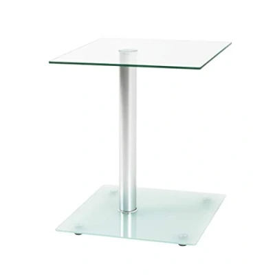 Afbeelding van HAKU Möbel Salontafel, metaal, gesatineerd aluminium, L 40 x D H 52 cm
