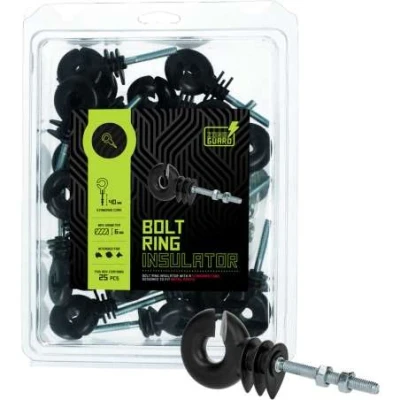 Afbeelding van ZoneGuard Ringisolator Zwart met moer 20