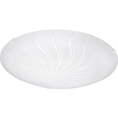 Afbeelding van EGLO Margitta 1 Wand/Plafondlamp Lichts Ø315mm. Wit Granille Wit, Helder