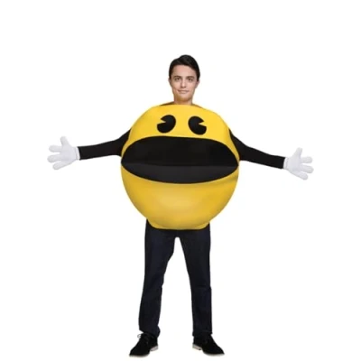 Afbeelding van FUNIDELIA Pac Man kostuum voor volwassenen Maat: One Size