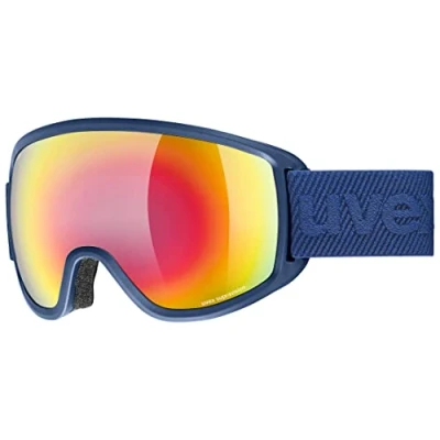 Afbeelding van Uvex Topic Fm Sph Skibril Blauw Mirror Rainbow Rose/CAT3