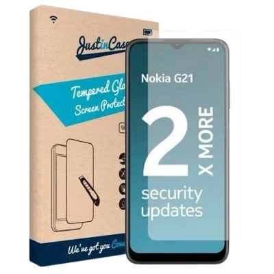 Afbeelding van Just in Case Gehard Glas Clear Screenprotector Nokia G11/G21
