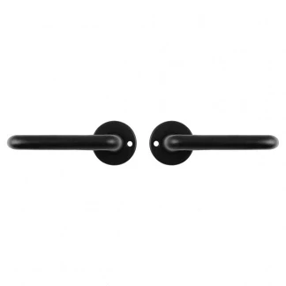 Afbeelding van Deurklink Starx Coupe (Aluminium, Zwart)