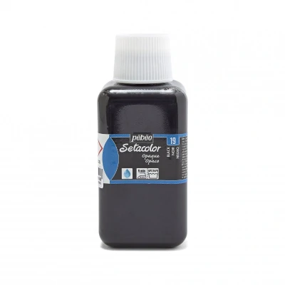 Afbeelding van 250 ml Pebeo Setacolor dekkend 19 Zwart