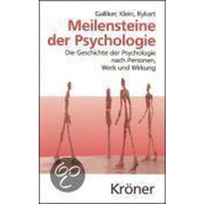 Afbeelding van Meilensteine der Psychologie