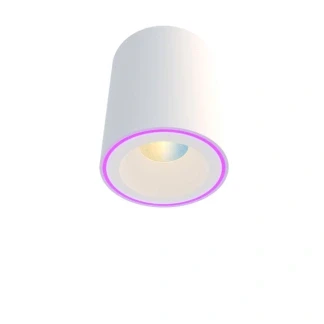 Afbeelding van Calex Smart Halo Opbouwspot Wit RGB en CCT