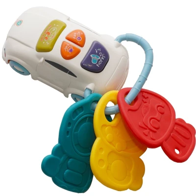 Afbeelding van Bo Jungle Musical Car Keys autosleutels speelgoed peuter rammelaar