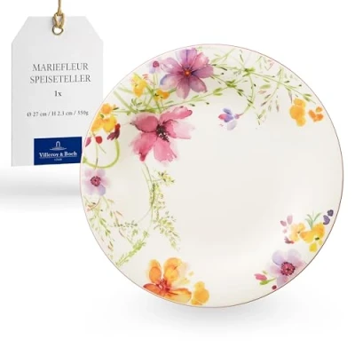 Afbeelding van Villeroy &amp; Boch Mariefleur Dinerbord 27 Cm Gebroken Wit