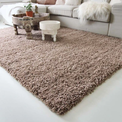 Afbeelding van Hoogpolig Vloerkleed Shaggy Royal 5cm Hoogte Mokka 60x110 Cm