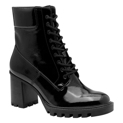 Afbeelding van Tamaris Veterboots, Dames, Maat: 39, Black patent Schoenen