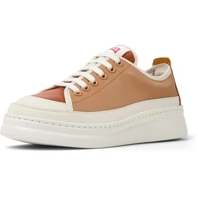 Afbeelding van Camper Twins Sneakers laag, Dames, Maat: 38, Weiß nackt Leer