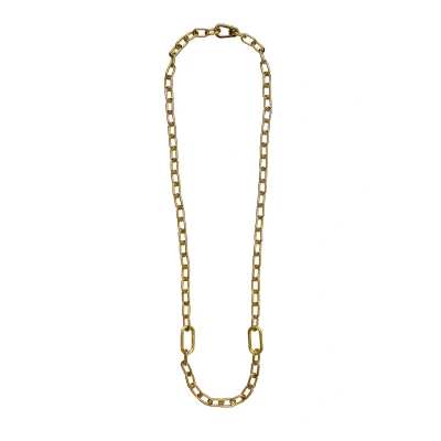 Afbeelding van Pandora Me Small Link Chain Ketting 369685C00 50 Met 14 Karaat Gouden Plating