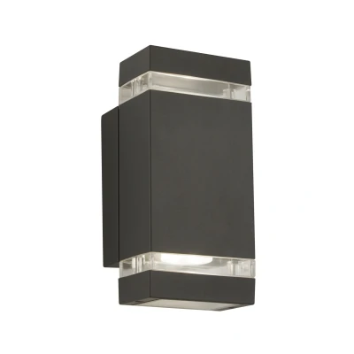 Afbeelding van Searchlight Upwell Buiten Wandverlichting 11 X 23,5 Cm IP44 Grijs