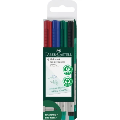 Afbeelding van Faber Castell multimarker non permanent F 4 stuks FC 151404
