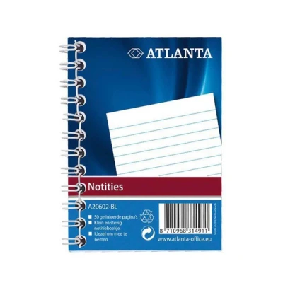 Image de Cahier: reliure spirale: 50 feuilles/100 pages