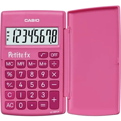 Afbeelding van Rekenmachine Casio basisschool roze