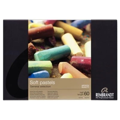 Afbeelding van Rembrandt Soft pastel set Algemene Selectie Deluxe 60 halve pastels
