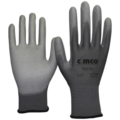 Afbeelding van Cimco Skinny Soft grau 141262 Nylon Werkhandschoen Maat (handschoen): 11, XXL EN 388 1 paar