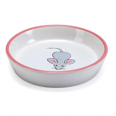 Afbeelding van Pottery bowl for cats 16 cm / 200 ml \&#039;curry mouse\&#039;