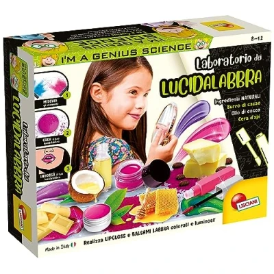 Afbeelding van Liscianigiochi I&#039;m à Genius spel voor kinderen, laboratorium lipgloss, single, 72958, meerkleurig