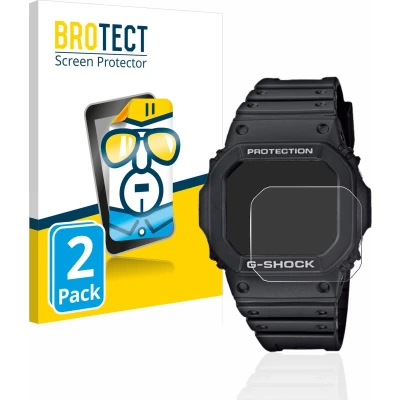 Afbeelding van BROTECT Screenprotector voor Casio G Shock GW M5610 1ER Folie Beschermfolie transparant (2 Stuks)