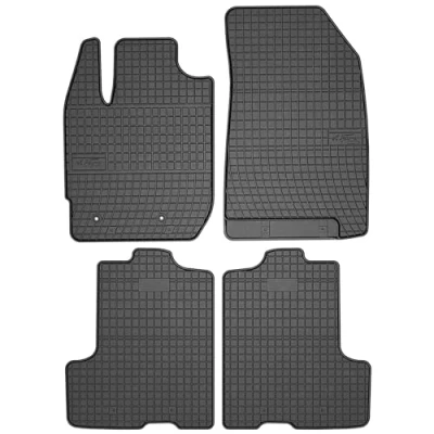 Afbeelding van M MOTOS Rubberen vloermatten voor Dacia Duster II sinds 2017 Verbeter je reiscomfort met de zwarte antislip mat auto‘s, automat alle weersomstandigheden, bescherming tegen
