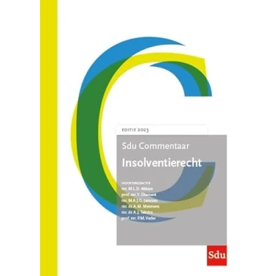 Afbeelding van Sdu Commentaar Insolventierecht, Editie 2023