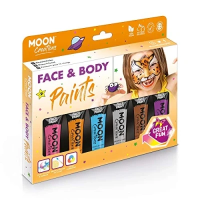 Afbeelding van Moon Creations Adventure Colours Set Face &amp; Body Paint Schmink Multicolours