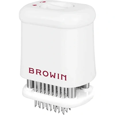 Afbeelding van Browin® Vleesverzachting 311401 Vleeshamer met 56 Ultra Sharp naalden van roestvrij staal Kruidenmachine kunststof Steakbereiding Meat Tenderizer Vorm
