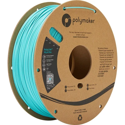 Afbeelding van Polymaker POLYLITE™ PLA PRO 3D filament Teal Jam free 1.75 mm 1KG