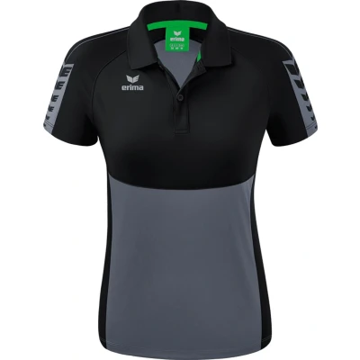 Afbeelding van Six Wings polo dames slate grey/zwart / 40