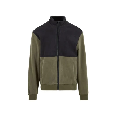 Afbeelding van Urban Classics Fleecejas, Heren, Maat: XXL, Black olive