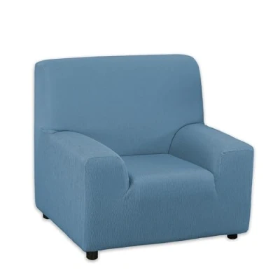 Image de Martina Home Emilia Housse élastique pour canapé 2 places Marron de 120 à 170 cm large