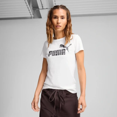 Afbeelding van Puma Nature TEE Tshirt print, Dames, Maat: Small, White