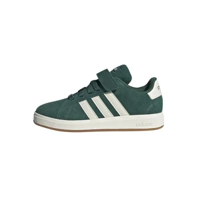 Afbeelding van adidas Grand Court 00s Shoes Kids schoenen, uniseks, kinderen, Collegiate Green 10 gebroken groene gum