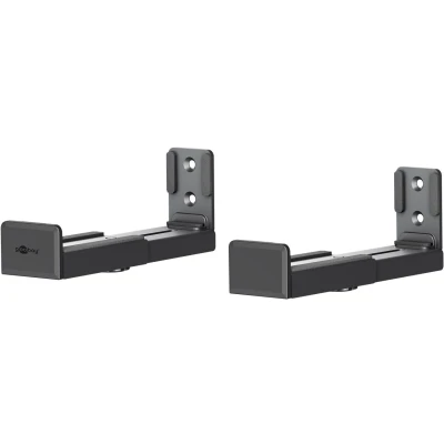 Afbeelding van Goobay Universele muurbeugel voor soundbar, Zwart (1 stuk, Wandmontage), Luidsprekerstandaard + wandmontage,
