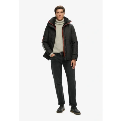 Afbeelding van Superdry Yachter Windjack, Heren, Maat: Small, Black bold orange