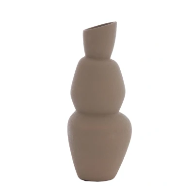 Afbeelding van Light &amp; Living Vaas ARAM Ø19x46.5cm Bruin