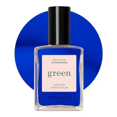 Image de Manucurist Green Vernis à Ongles Classique Naturel 9 Free Bio Sourcé (84%) Manucure Soin des 15ML… (Ultramarine)