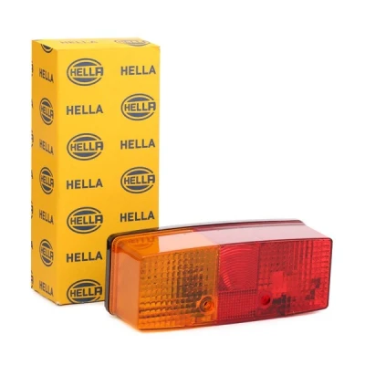Afbeelding van HELLA 2SD 003 184 031 Achterlicht Links Rood / Geel Zwart Zonder gloeilampen