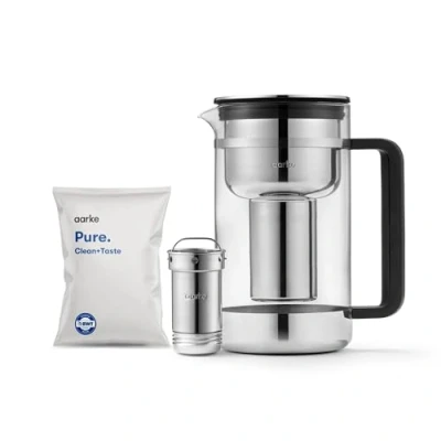 Image de Carafe filtrante Verre Argent