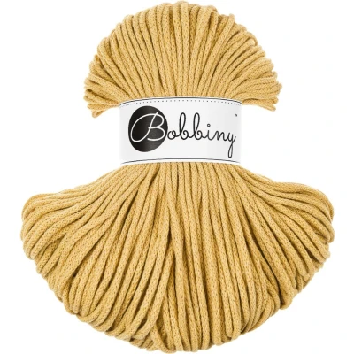 Afbeelding van Bobbiny Macrame gevlochten koord Junior 3 mm (honing) 100 m