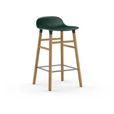 Afbeelding van Normann Copenhagen Form Barkruk Low 65 cm Eiken Zwart