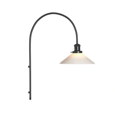 Afbeelding van PR Home wandlamp August, opaal, glad glas, Ø 25 cm