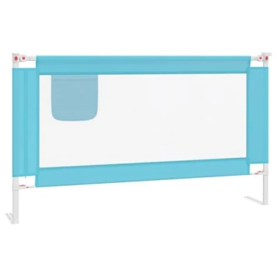 Afbeelding van vidaXL Bedhekje voor kinderen, blauw, 140 x 25 cm