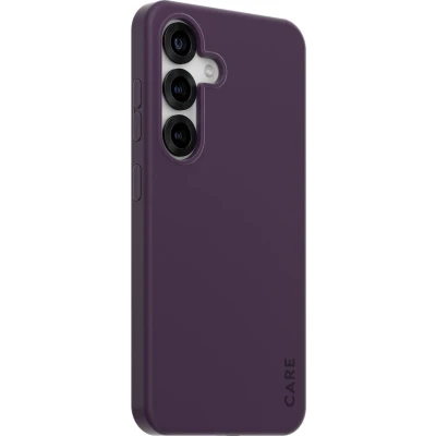 Afbeelding van PanzerGlass CARE Fashionable Backcover Samsung Galaxy S25 Lila Inductieve lading, Stootbestendig
