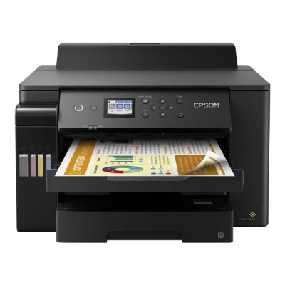 Image de Epson EcoTank ET 16150 Imprimante couleur Recto verso jet d&#039;encre A3 4 800 x 1 200 ppp jusqu&#039;à 25 ppm (mono)/jusqu&#039;à (couleur) capacité : 550 feuilles USB LAN Wi Fi noir